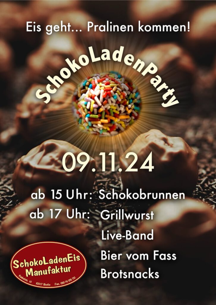 SchokoLadenParty 2024
9.11.2024